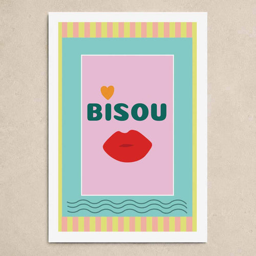 Affiche Bisou