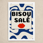 Affiche Bisou salé