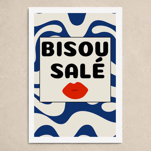 Affiche Bisou salé