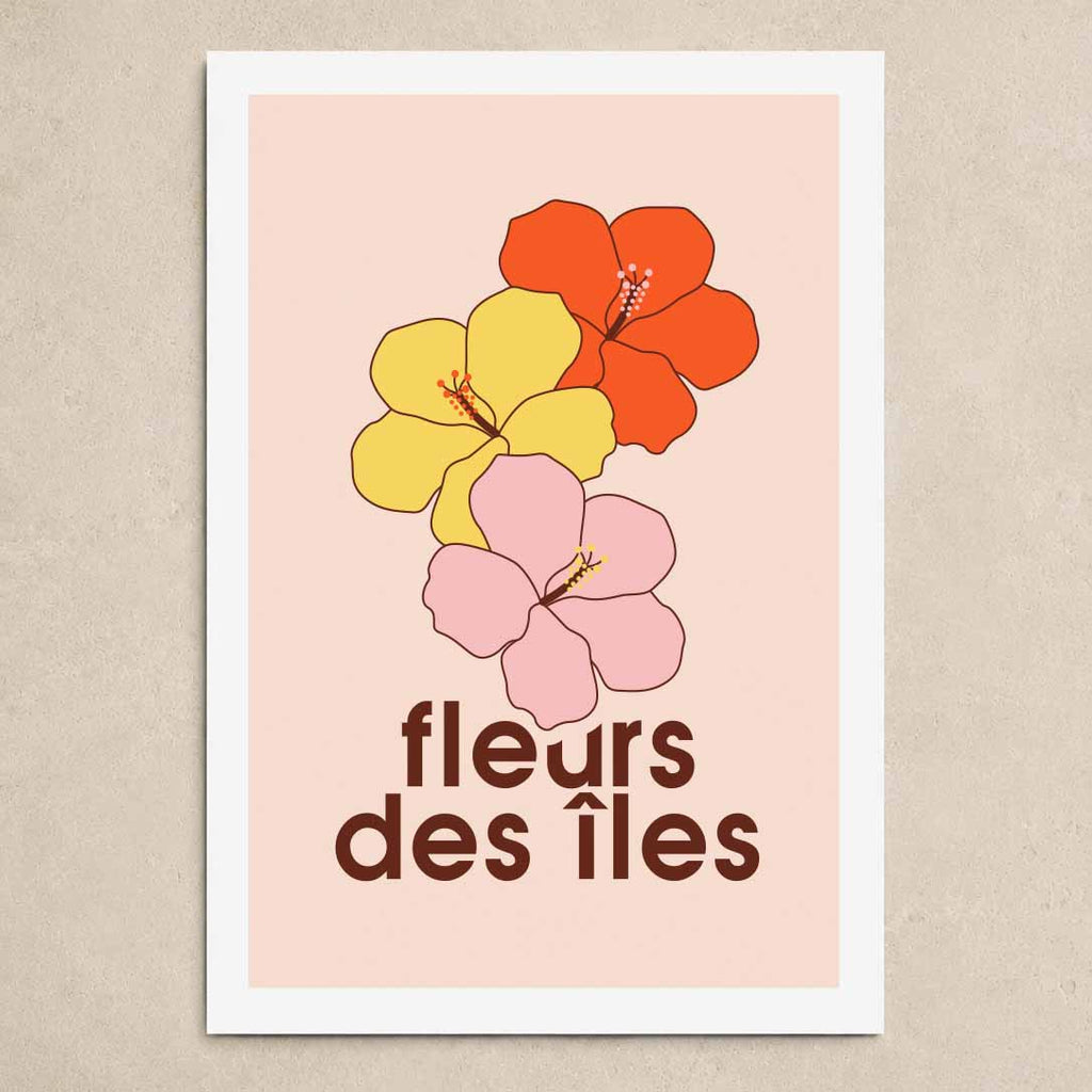 Island Flower Poster