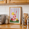 Strawberry Cocktail Poster