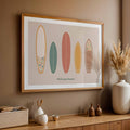 Affiche Planches de Surf