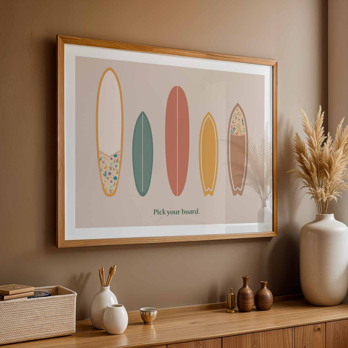 Affiche Planches de Surf