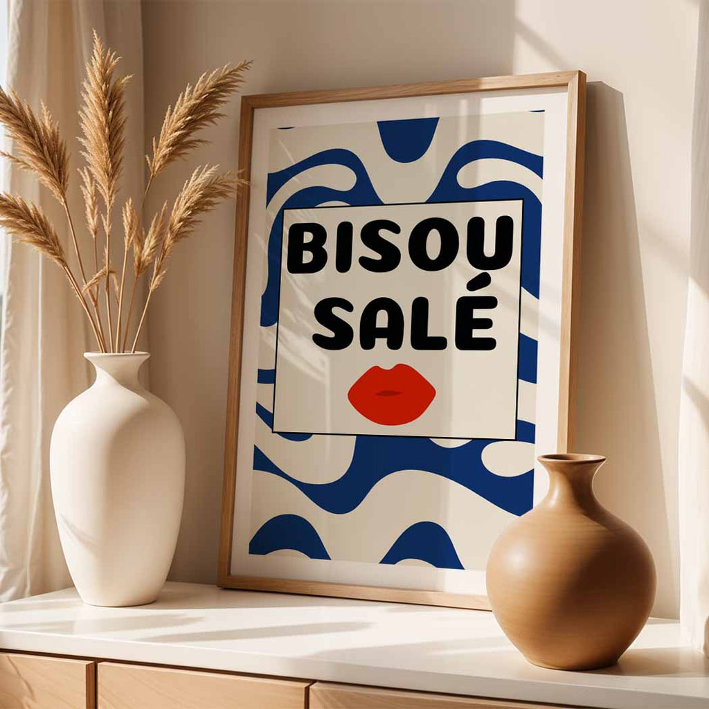 Affiche Bisou salé