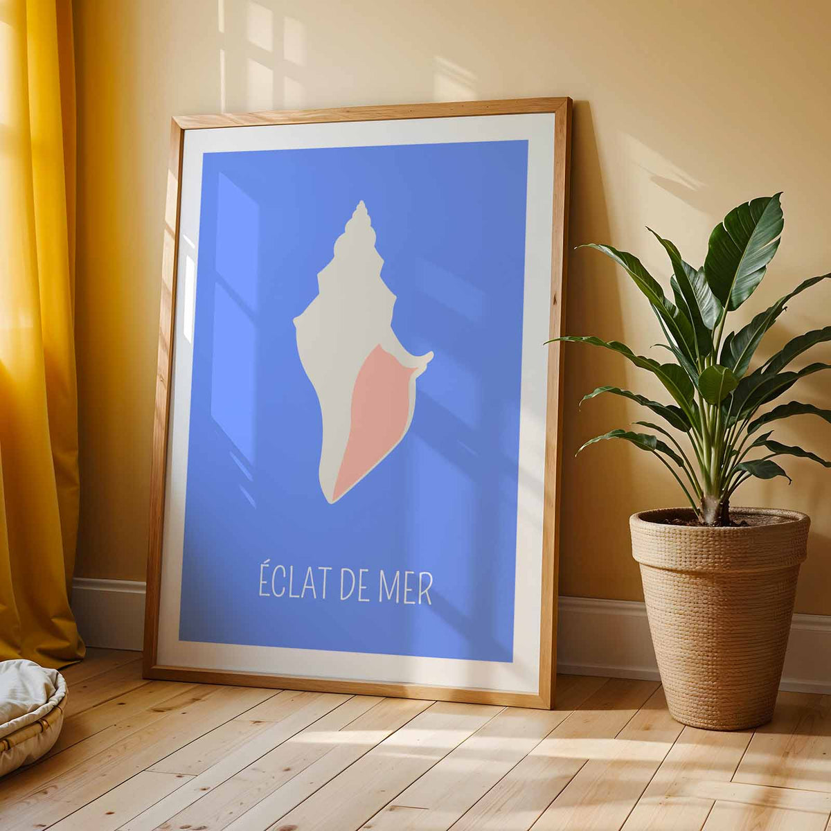 Affiche Éclat de Mer – Coquillage pastel