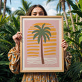 Affiche Palmier – Illustration minimaliste