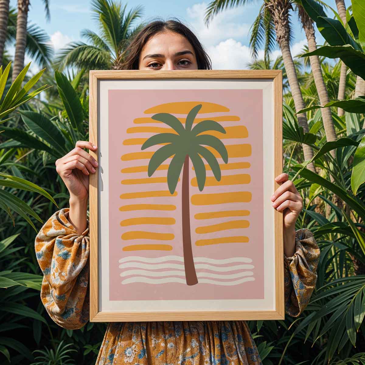 Affiche Palmier – Illustration minimaliste