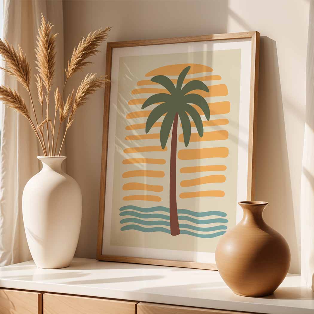 Affiche Palmier – Illustration minimaliste